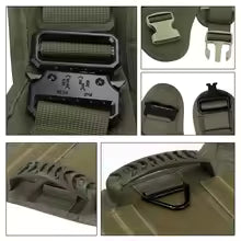 Tactical Dog Harness Leash Collar Molle Pouches for Medium Large Dogs Training Military Pet Vest Adjustable Service Dog Harness