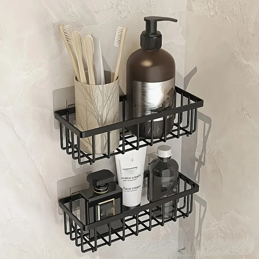 Easy-to-Install Kitchen Sink Organizer, No Drilling Required, Multipurpose Storage Rack Suitable for Sponges,Brushes, and Towels