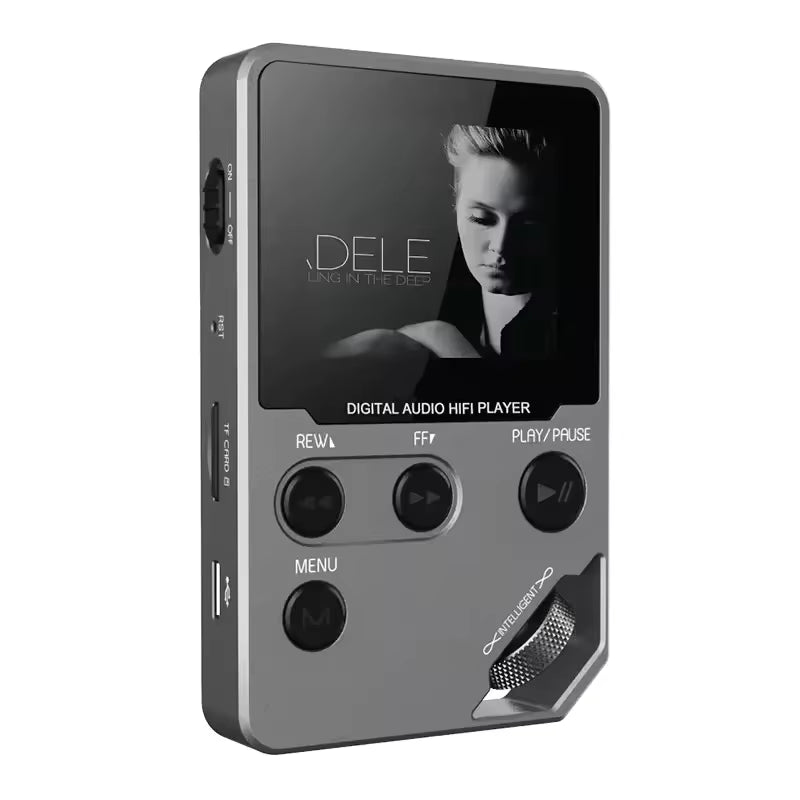 C5 8GB Lossless Bluetooth MP3 Music Player, Zinc Alloy Body,Rotary Controls,Wireless Connection,FM Radio,Voice Recorder